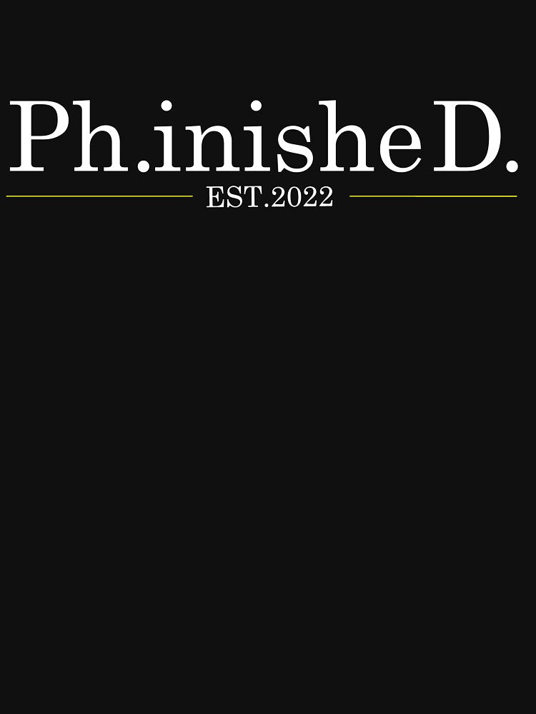 PhinisheD Phd Graduation T-shirt, PhD Graduation Day gift by Outfits-design