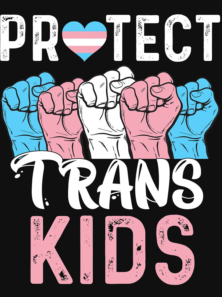 Protect Trans Kids Transgender LGBT Pride Tee by michellexkelly