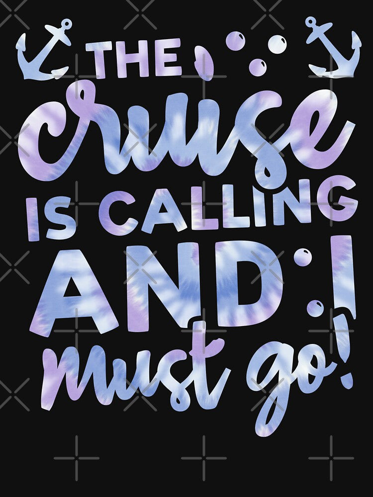 The Cruise is calling and I must go Tie Dye Print For Family Cruise Trip by JokeGysen