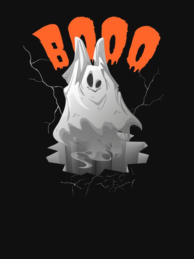 Czte and funny falling boo halloween design by reka88