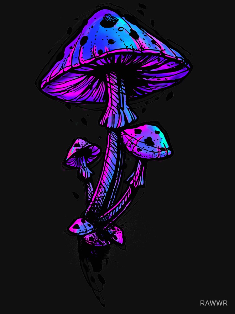 Psychedelic Mushrooms by RAWWR