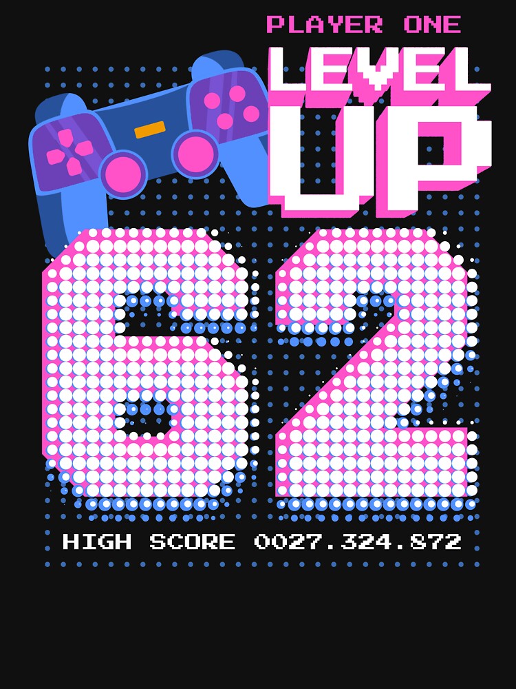 Player One Level Up 62 by patternprint1