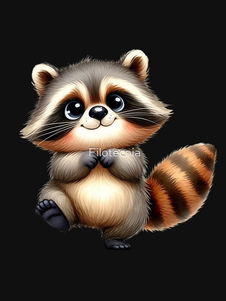Cute racoon by Filotecnia