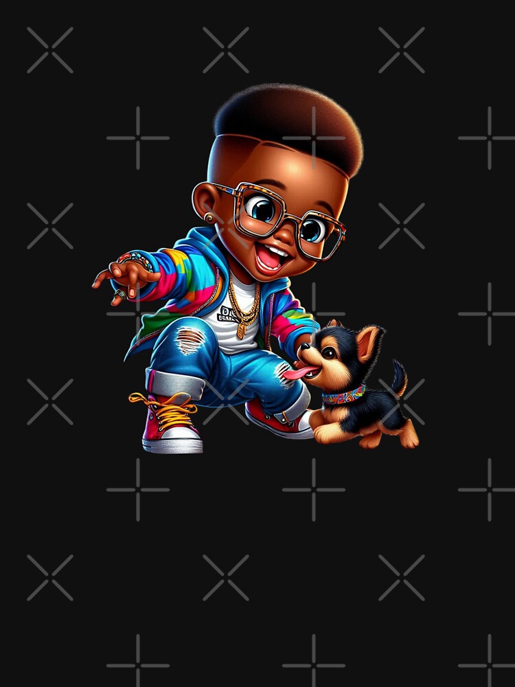 Adorable African American Kid Digital Art by Lulunza