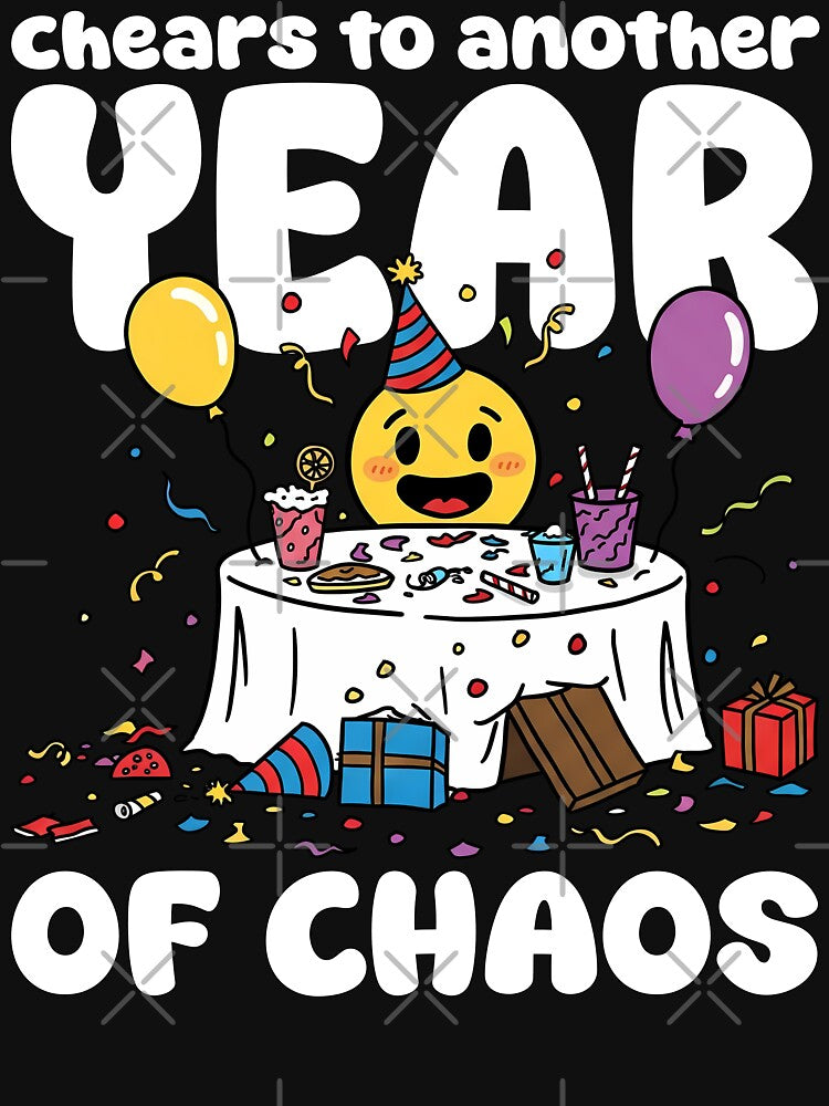 CHEARS TO ANOTHER YEAR OF CHAOS - BIRTHDAY GIFT by KEF Custom