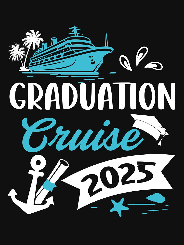 Graduation Cruise 2025 Shirt, Cruise Ship 2025 Tee, Cruise Trip Grad 2025, Grad Summer Cruising 2025 Shirt by MirnaDelgado