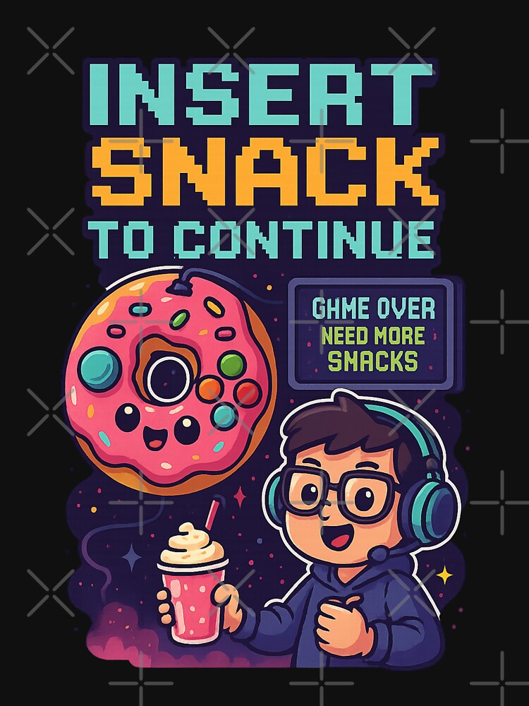 Insert Snack to Continue – Retro Gamer Donut Controller by WittyLabs