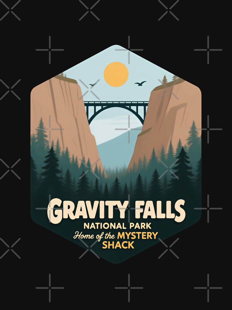 Gravity Falls National Park – Home of the Mystery Shack Hidden Waterways by HumansStuck12