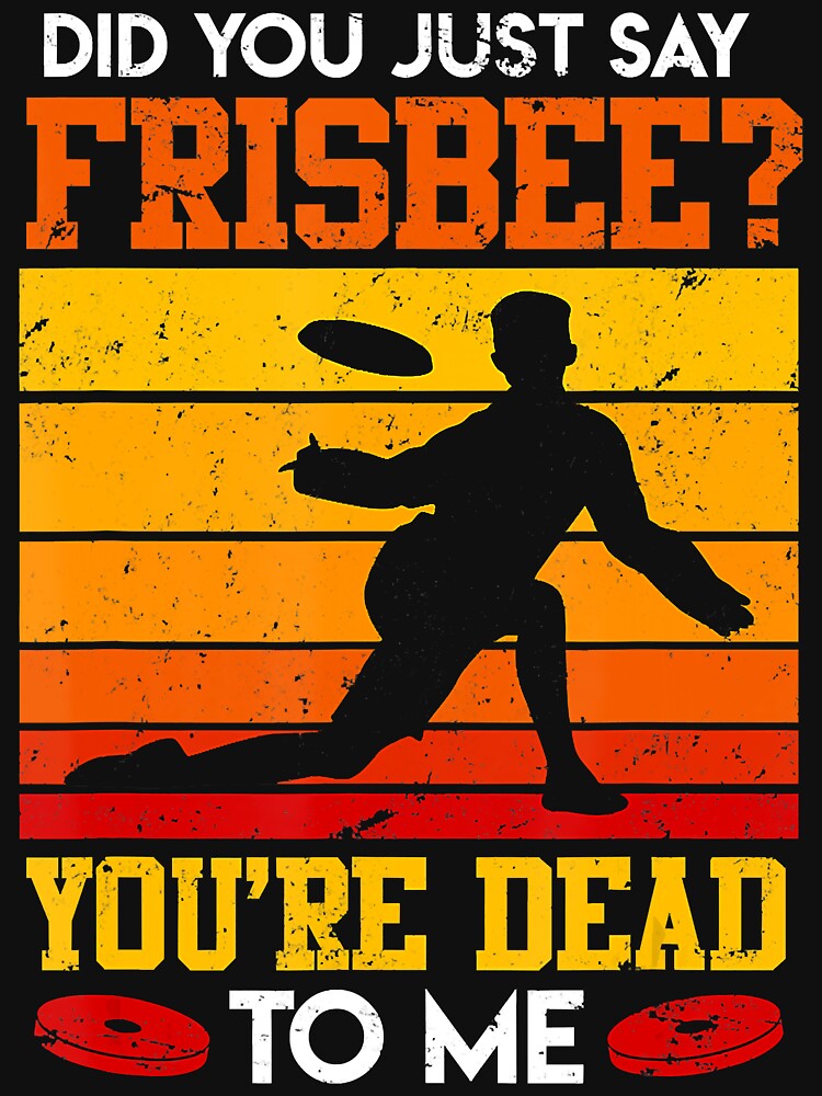 Ultimate Frisbee Saying Disc Golf Retro Vintage Fun by AaronWeedo