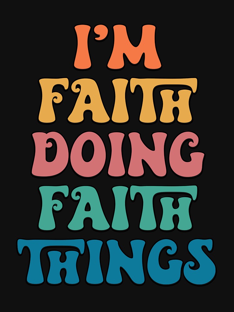 Faith Funny Retro First Name by Americandude