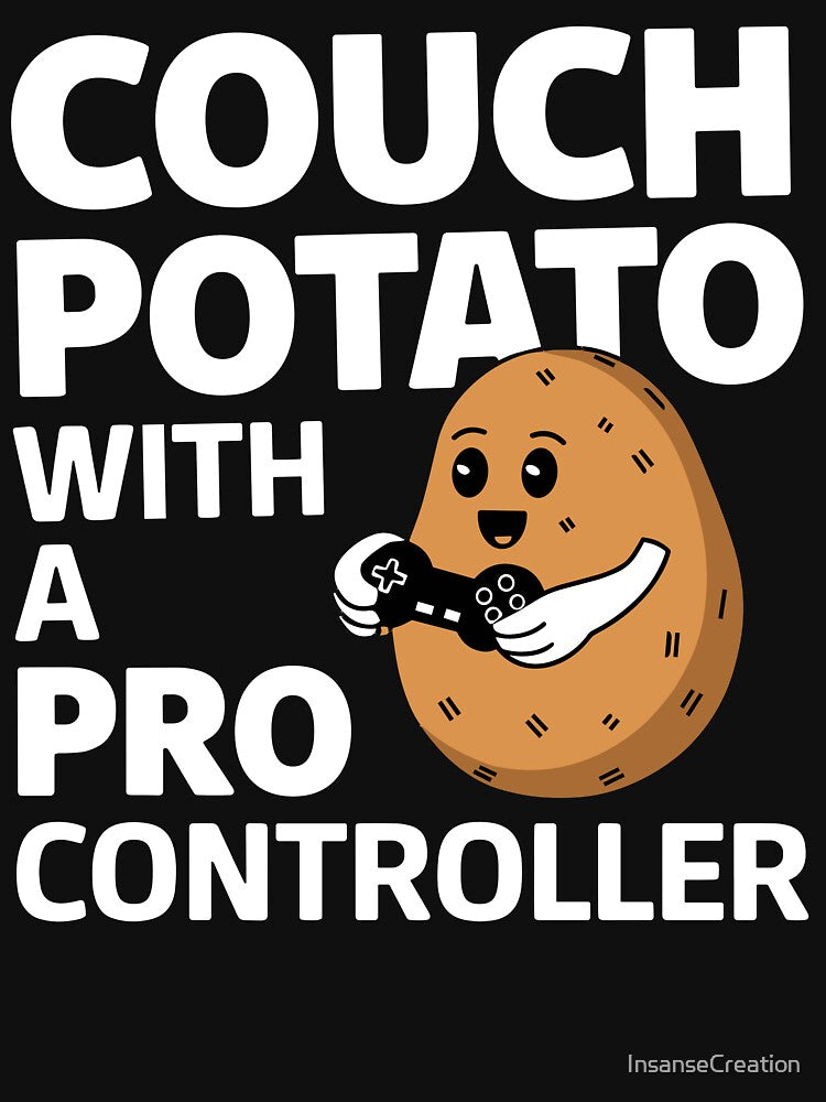 Couch Potato Pro Controller Funny by InsanseCreation