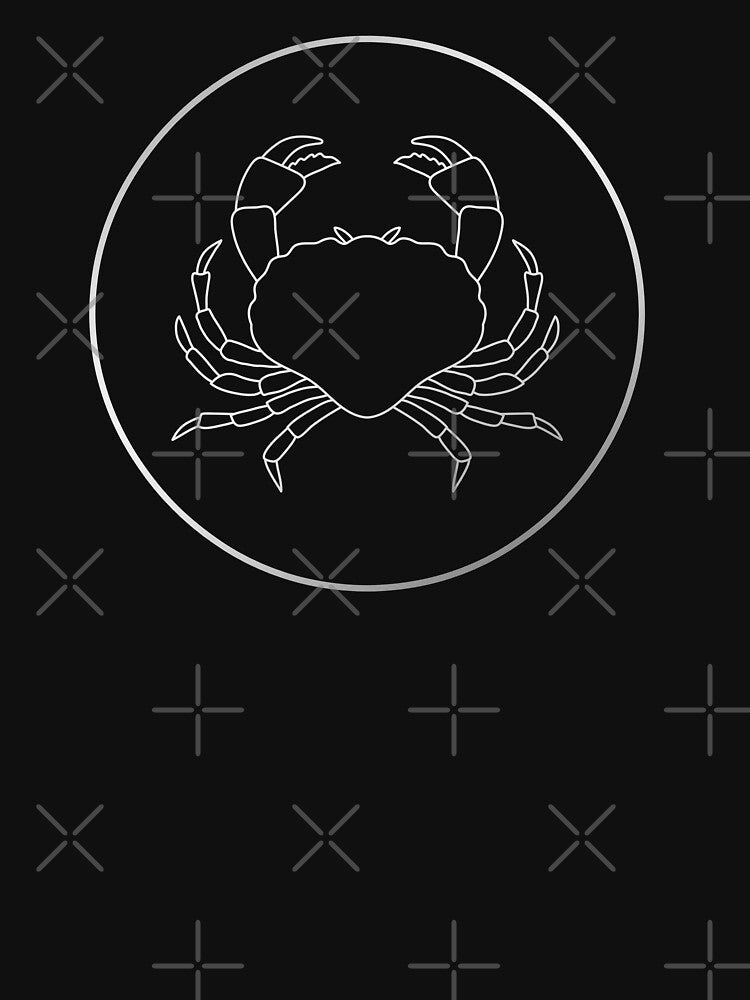 Cancer Zodiac Art Silver by Felicity-K