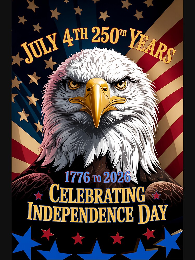 JULY 4th 250th YEARS - 1776 to 2026 Celebrating Independence Day by DBM Photo Art 1
