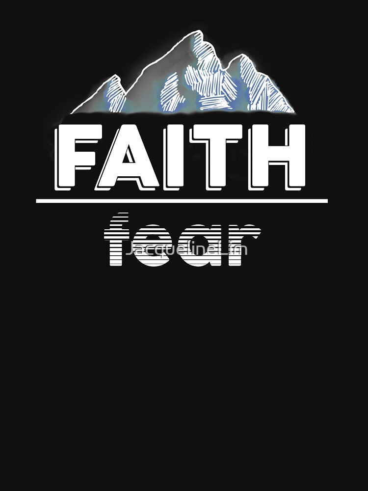 Christian Quote - Faith Over Fear by JacquelineLim