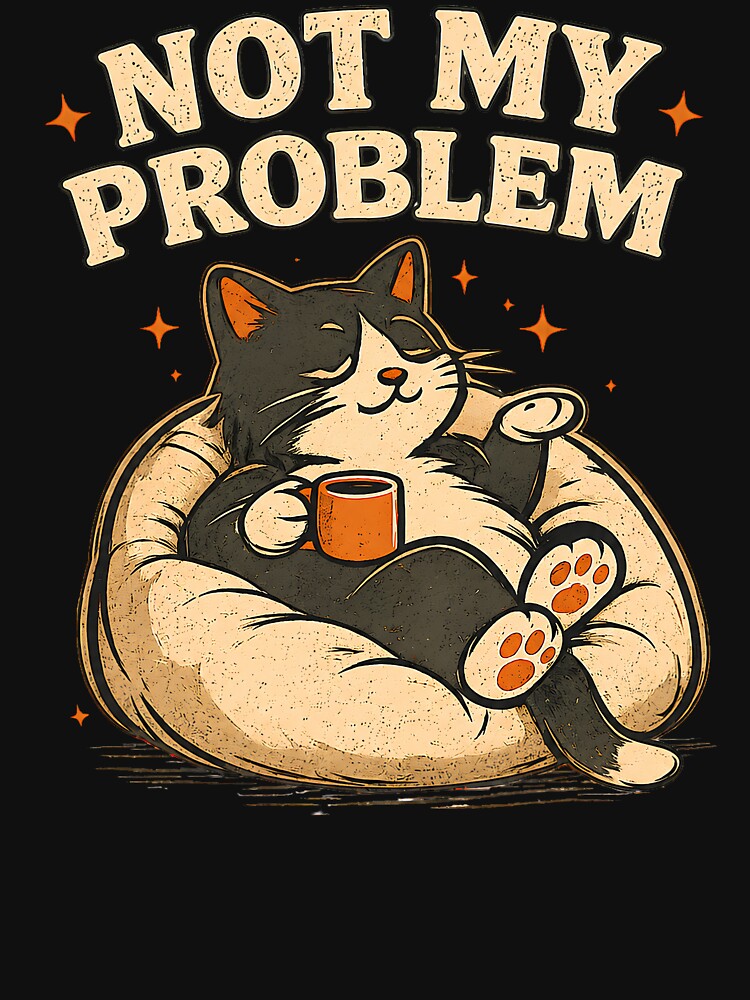 Not My Problem Cat by AdicretorDesign