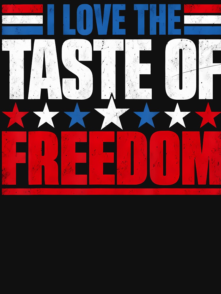 I Love The Taste Of Freedom Couple Matching Patriotic Fourth by ripgoatclothing