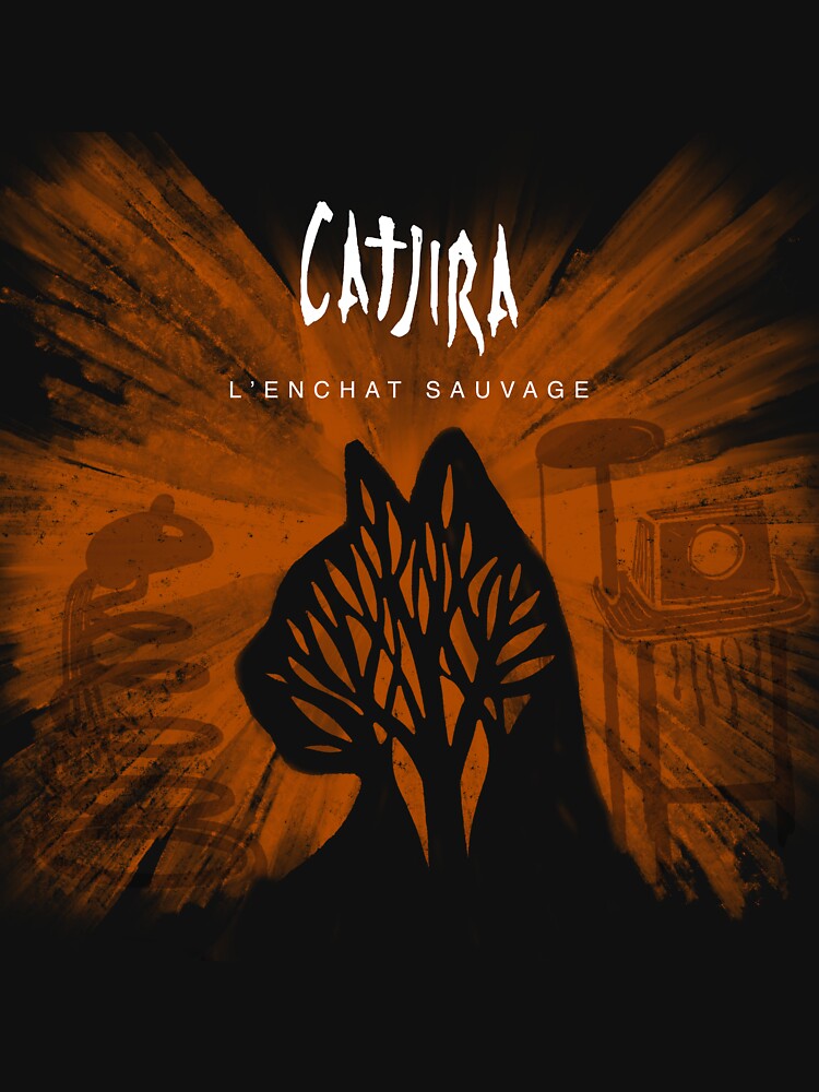 Gojira Catjira L'enfant Sauvage funny cat by catsandmetal666
