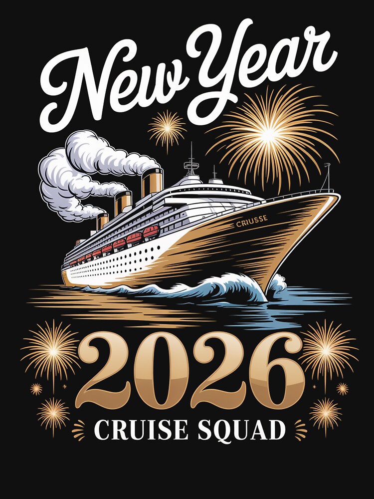 New Year Cruise Squad 2026 Years Eve Party Vacation Matching by SiegridOffical