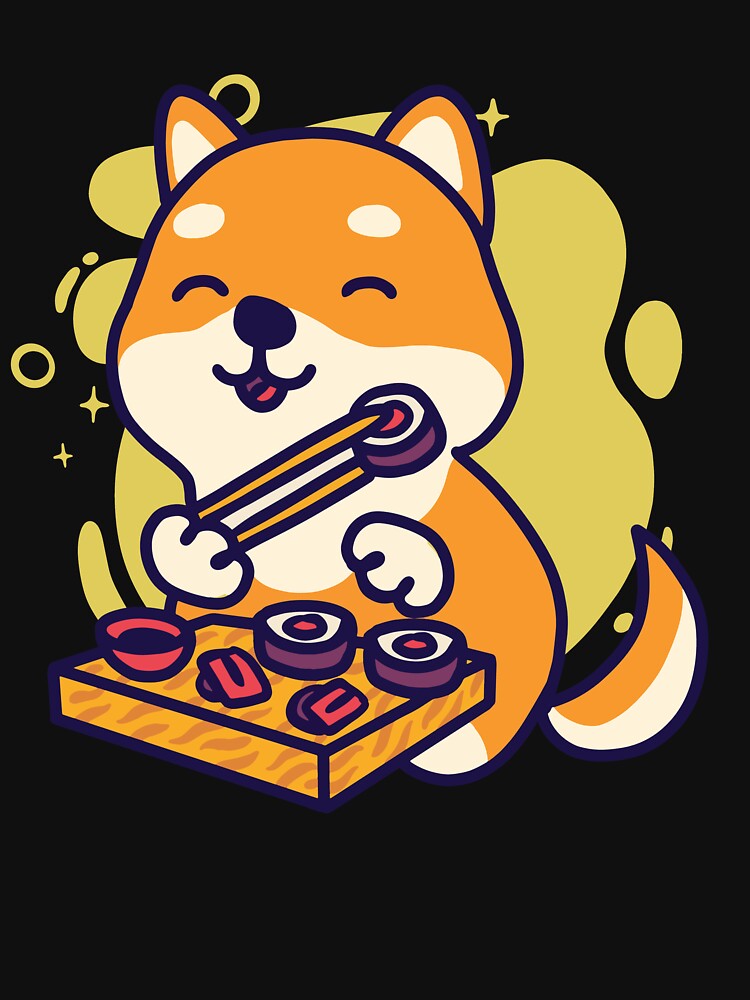 Funny Shiba Inu Corgi Sushi, Shiba Inu Gift, Funny Shiba Inu Dog, Doge Meme Tee, Shiba Inu FC, Shiba Inu lovers by T. MINISTRY