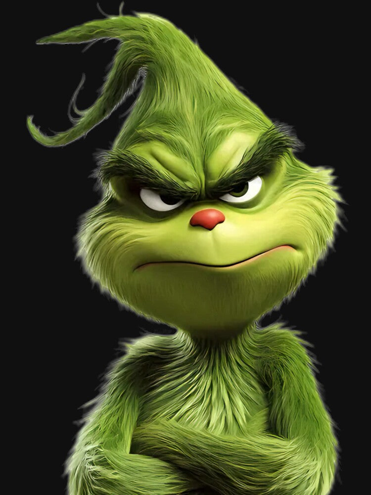 Grinch – Classic Christmas Attitude Art by SkylarRonald