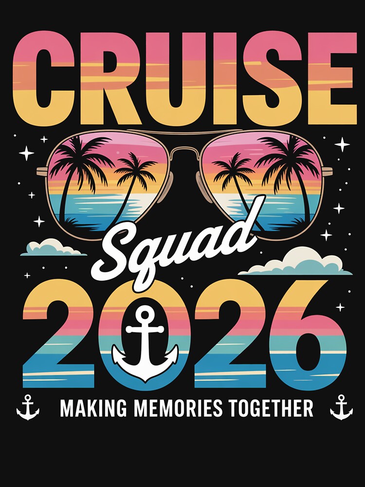 Cruise Squad 2026 Family Cruise Matching Summer Vacation by TorjeARTStore