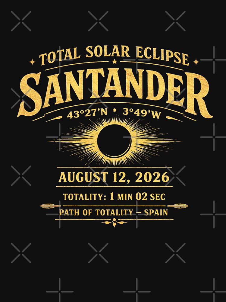 Santander Eclipse 2026 Path of Totality Spain by CalmCapy Co