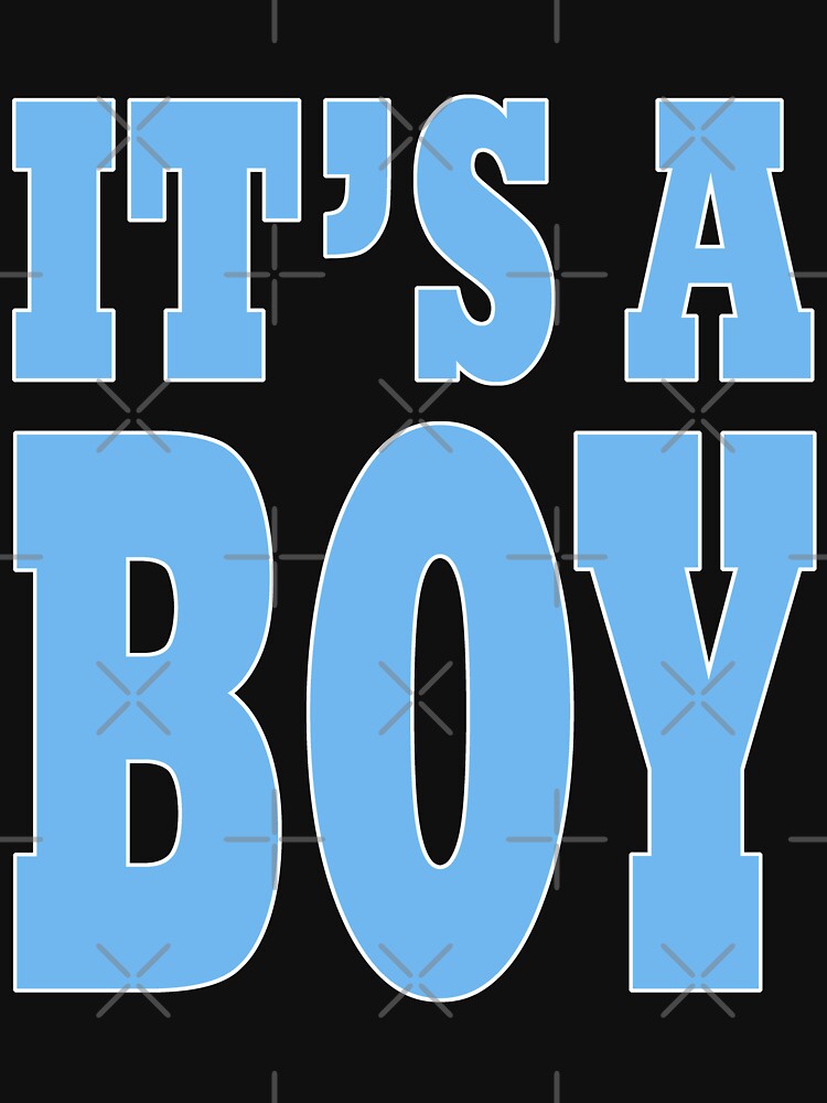 its  a thing whiteIts A Boy Adoption Party Cute Funny Gender Reveal Baby Shower T Shirt big blue by arcadetoystore