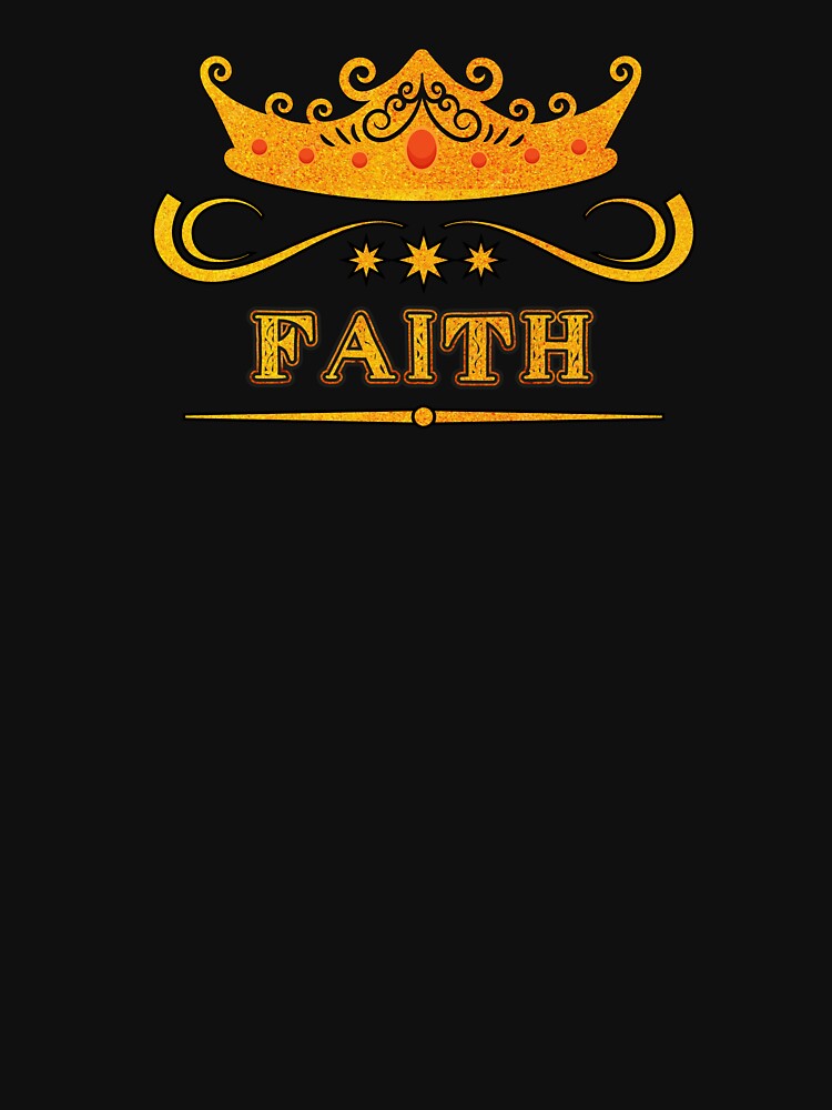Faith Personalized Name With Crown - Cool & Custom Gift for Girls, Teens by Oussinc