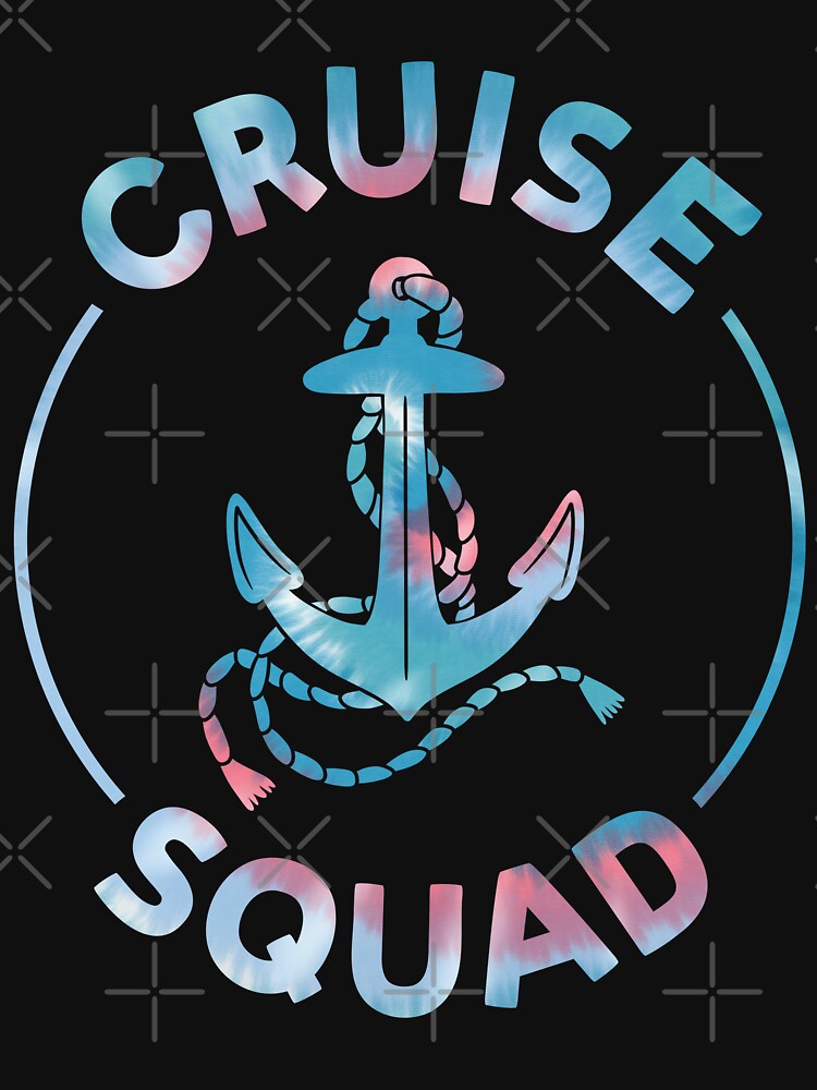 Cruise Squad Tie Dye Print For Family Cruise Trip by JokeGysen
