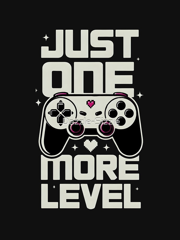 Just One More Level – Retro Gaming Controller by Dazzle-Sizzle