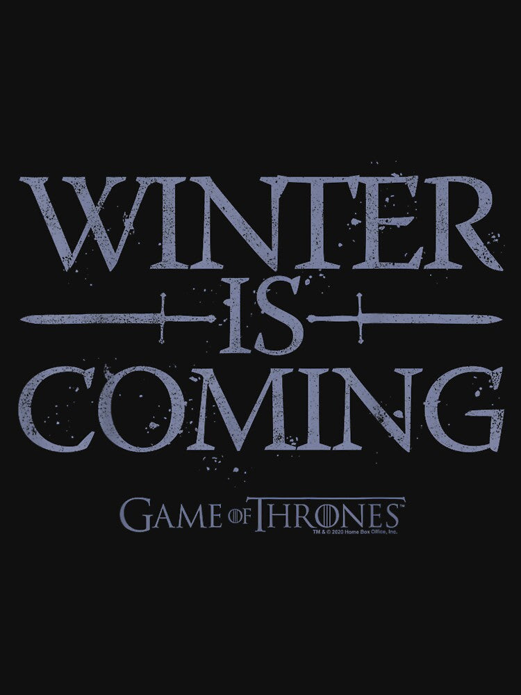 Game Of Thrones Winter Is Coming Logo by PamQBennett