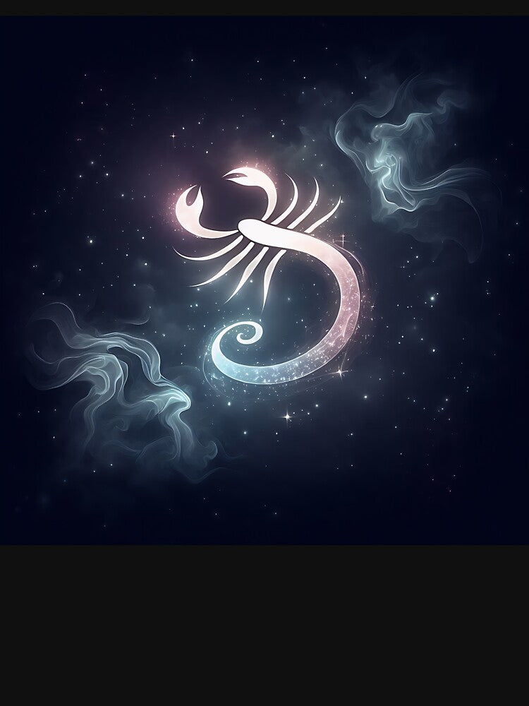 Scorpio Zodiac Sign Cosmic Art | Mystical Astrology Constellation Symbol by shopwithcare