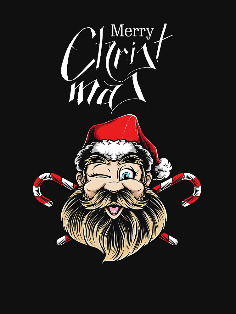 vintage pink santa claus,meryy chritmas by SeniorPrint99