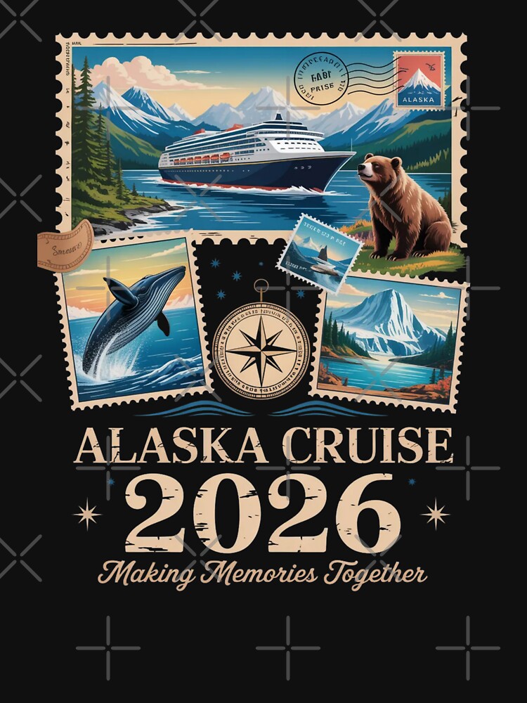 Alaska Vacation 2026 Cruise Family Matching Group Trip by ZACK ART
