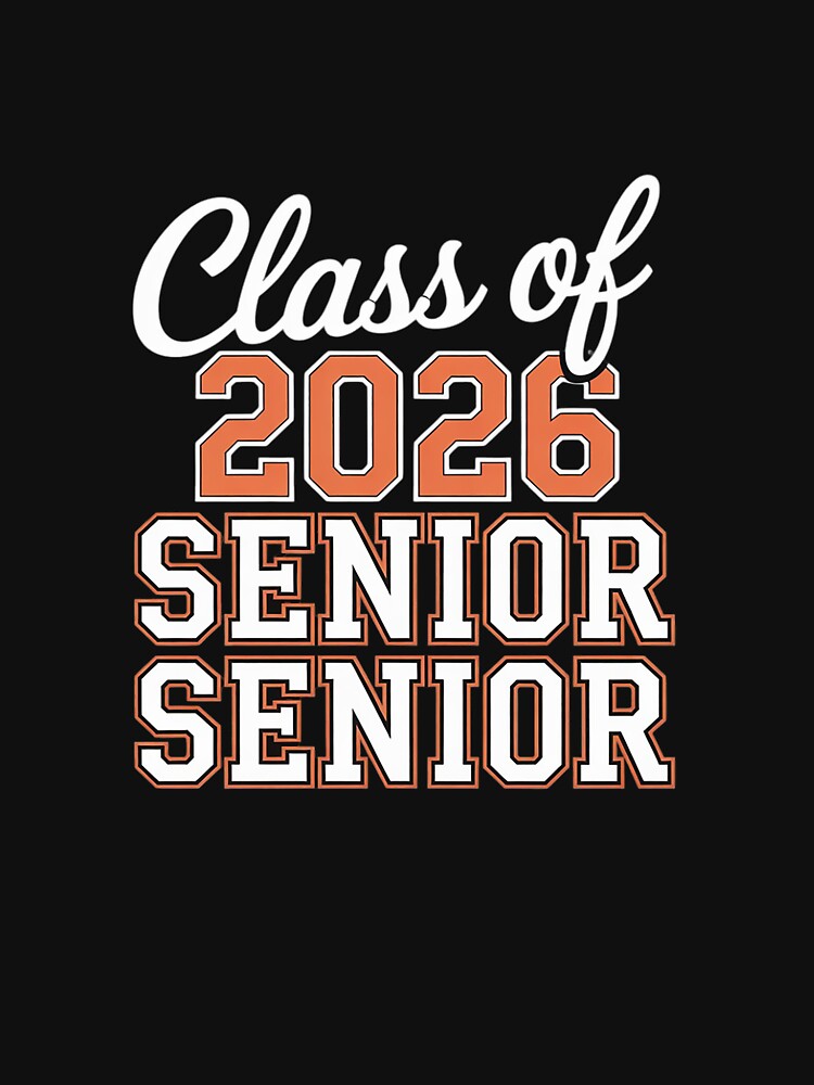 Proud Senior 2026 Graduation High School Class of 26 Men by MathisBellanger