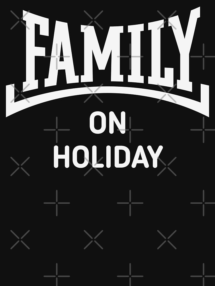 Family On Holiday (Vacation / Concave / White) by MrFaulbaum