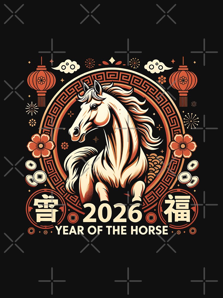 2026 Year of the Horse Red Lantern Style by GrumpySableye