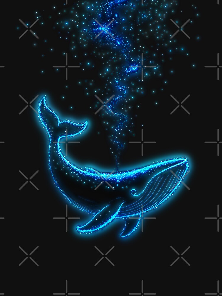 Cosmic Glow Whale by Exodoi
