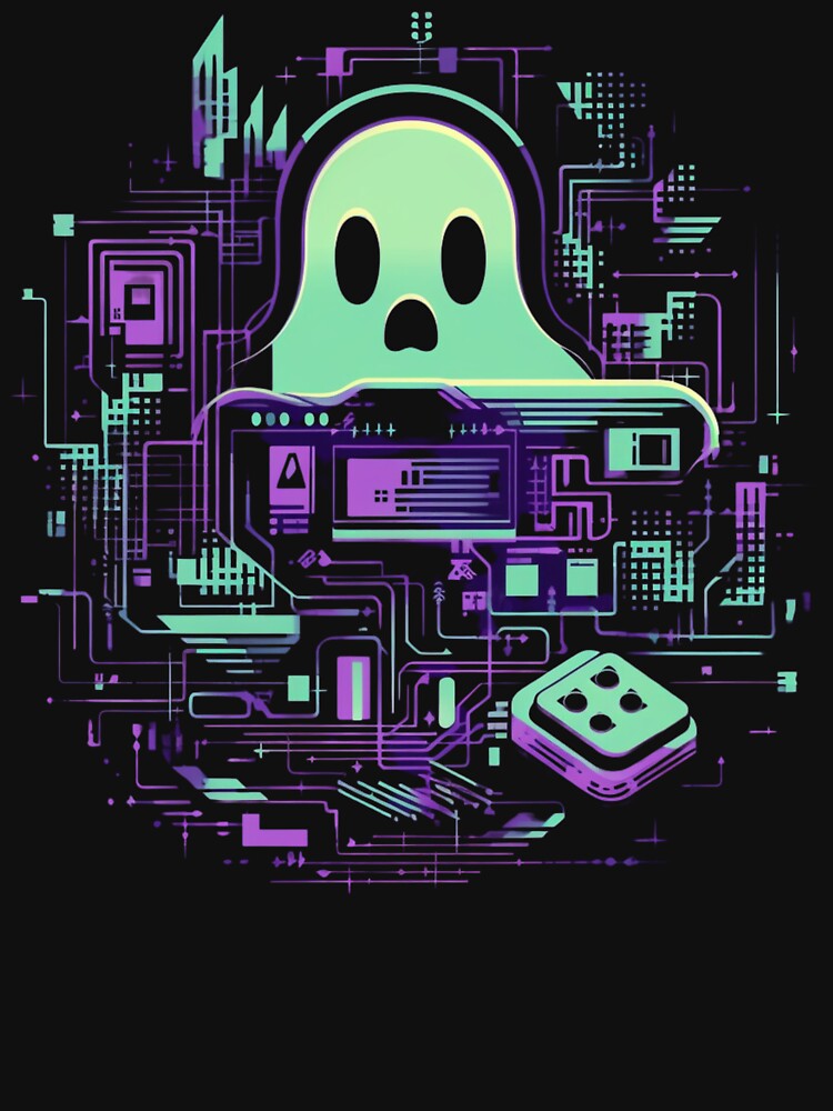 Retro Gamer Ghost by RobotBadGuy0