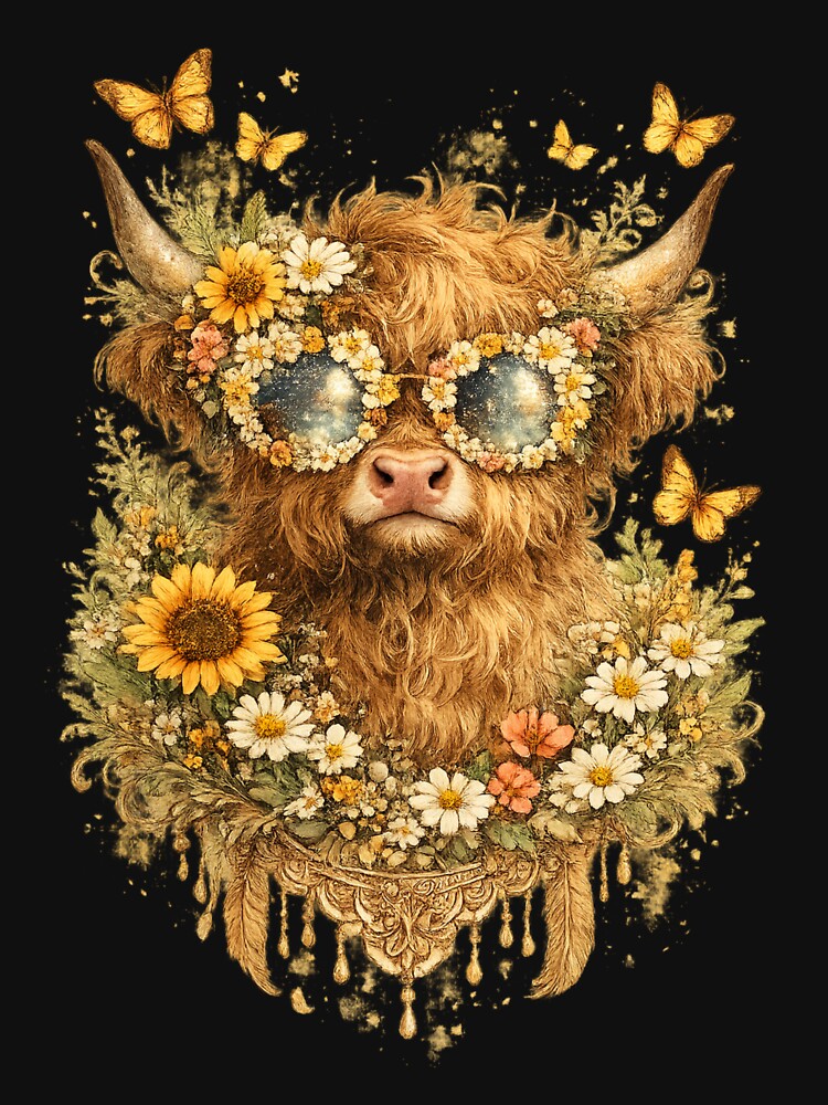 Adorable Highland Cow by FOBISPLACE