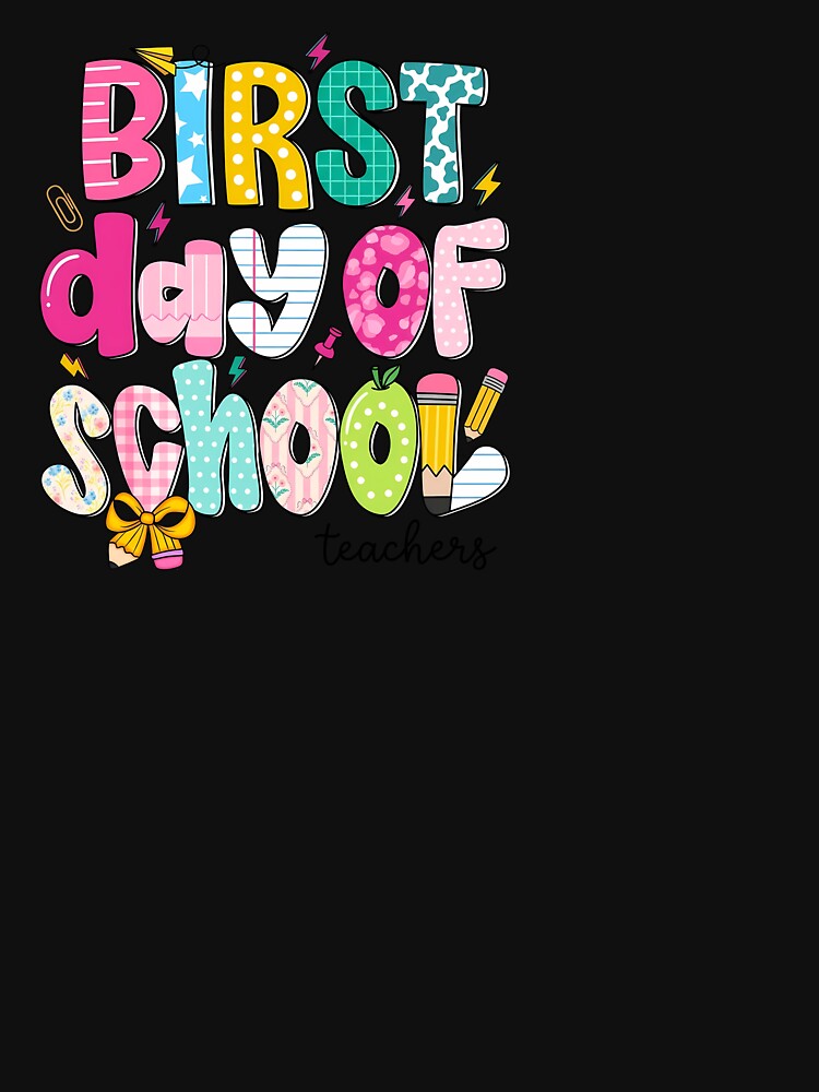 Cute Coquette First Day of School Teacher Girls by KroghDs