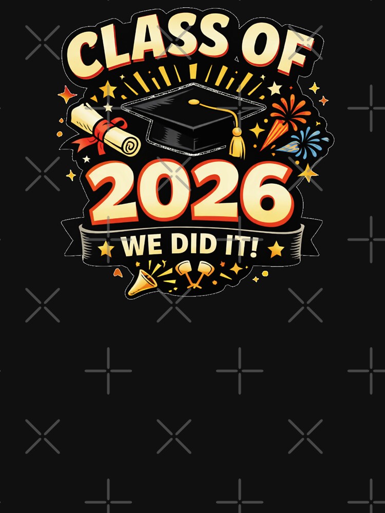 Class of 2026 Graduation Cap Fireworks Senior Grad Gift Sticker by jglobal360