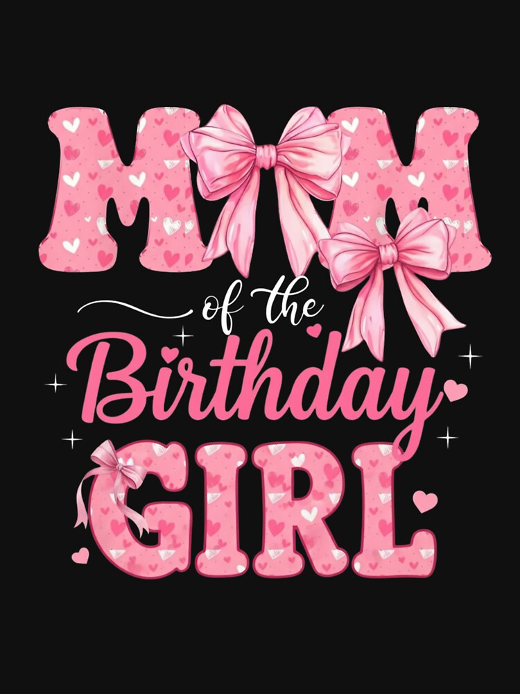 Mom Of The Birthday Girl Mother Daughter Party Celebration by salmzouriart