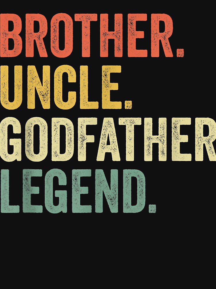 Mens Uncle Godfather Gifts From Godchild Nephew Niece Vintage by SeppeGoffin