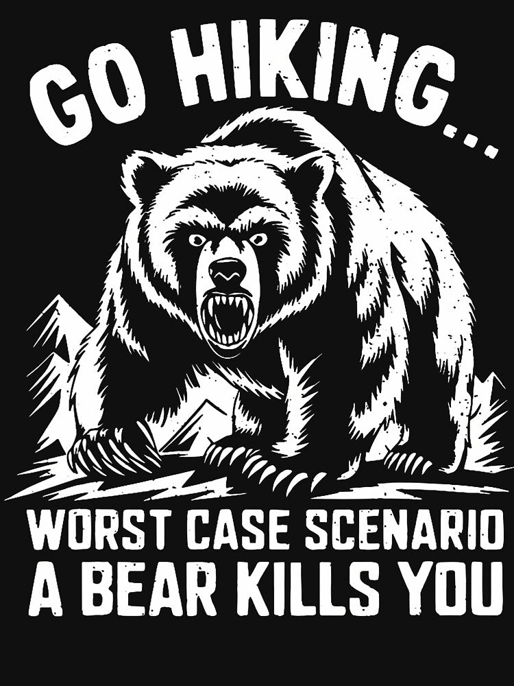 Go Hiking Bear Mountain Forest Wildlife Camping Wilderness by TerryAnnie