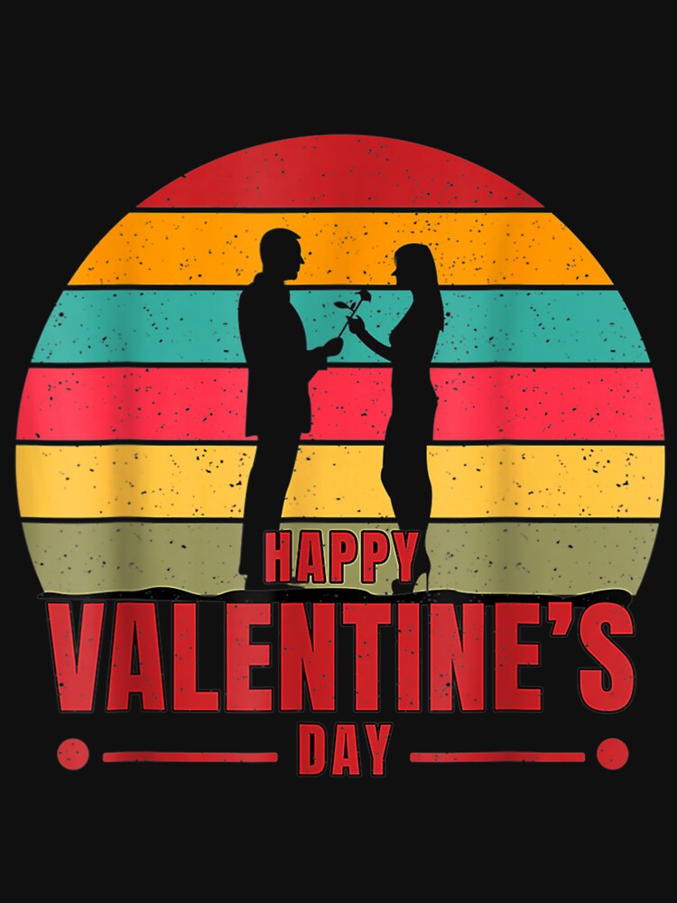Happy Valentines Day Boys Girls Official Vintage Sunset by bessiey23