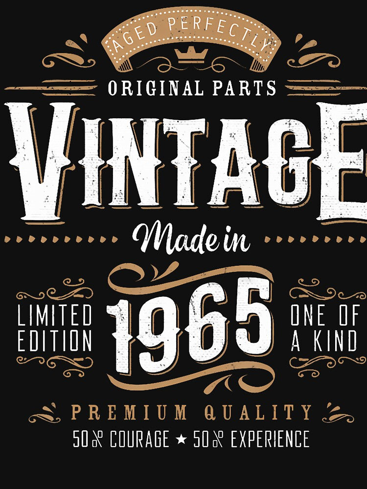 Vintage 1965 60Th Birthday Gifts Women Men 60 Year Old by MadalynKiehn