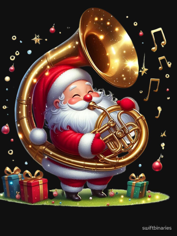 Tuba Christmas:tuba player by swiftbinaries