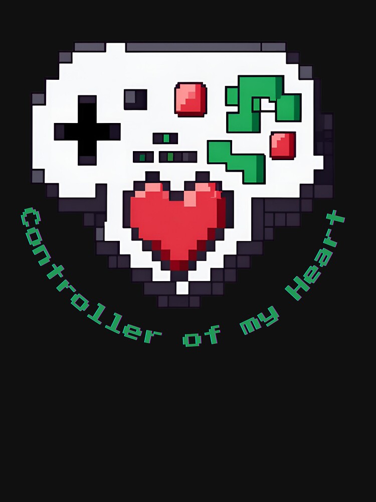 Controller of My Heart v2: Gamer Love Design by Traloch O'Laoi