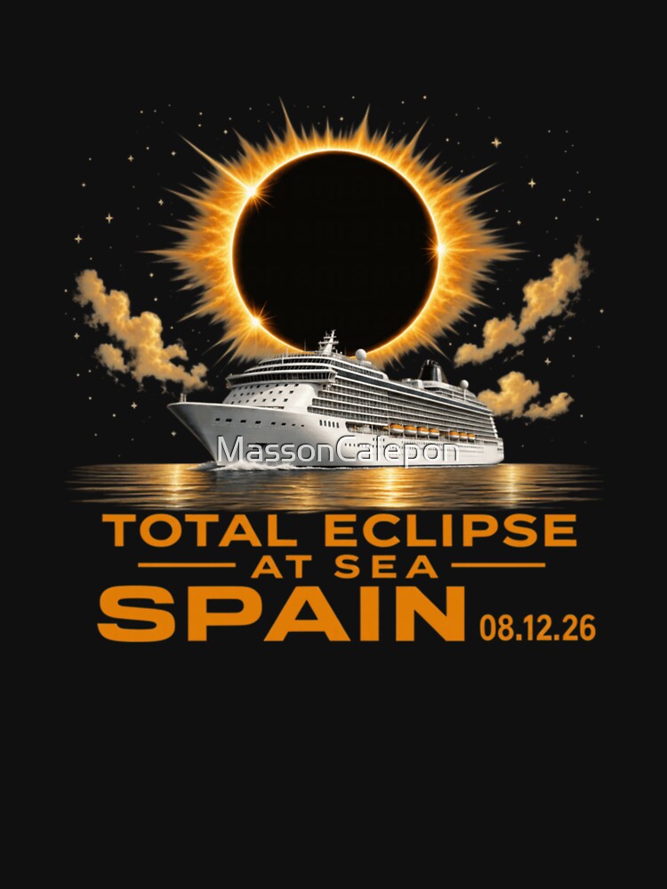 Total Eclipse At Sea Spain Cruise Solar Eclipse August Twenty Twenty Six by MassonCalepon